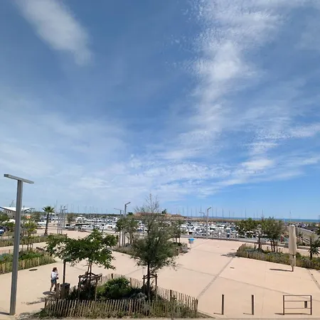 Vue Magique Port Et Mer, A 80m, Coeur De Appartamento Valras-Plage